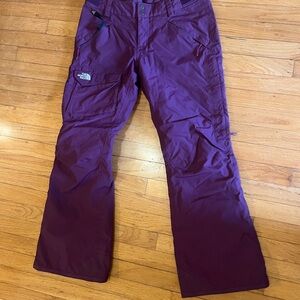 The North Face Purple Snow Pants